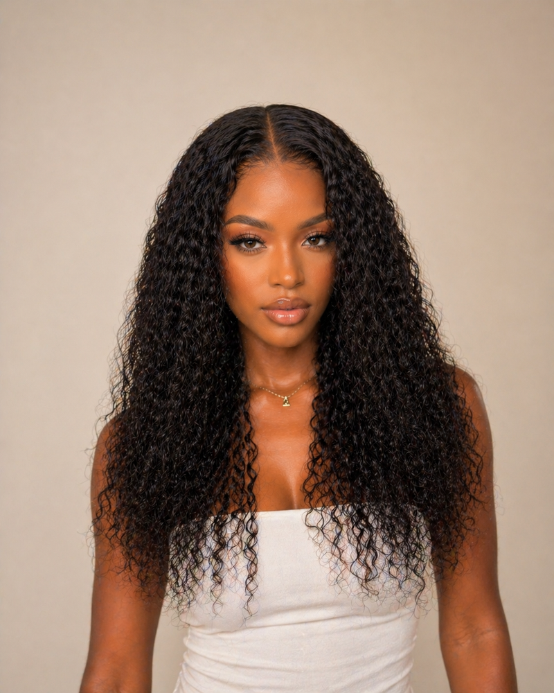 HD 2x6 BOHEMIAN CURLY CLOSURE WIG
