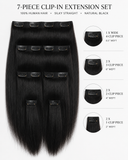 SEAMLESS SILK CLIP-IN EXTENSIONS
