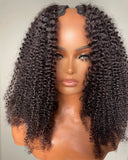 NATURAL TEXTURED V-PART WIGS