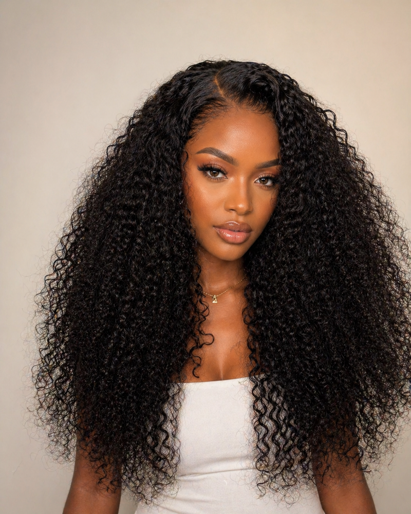 HD 2x6 BOHEMIAN CURLY CLOSURE WIG